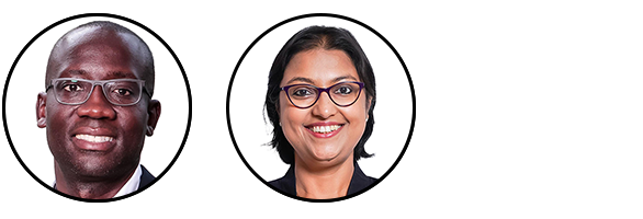 Acha Leke and Chaitali Mukherjee